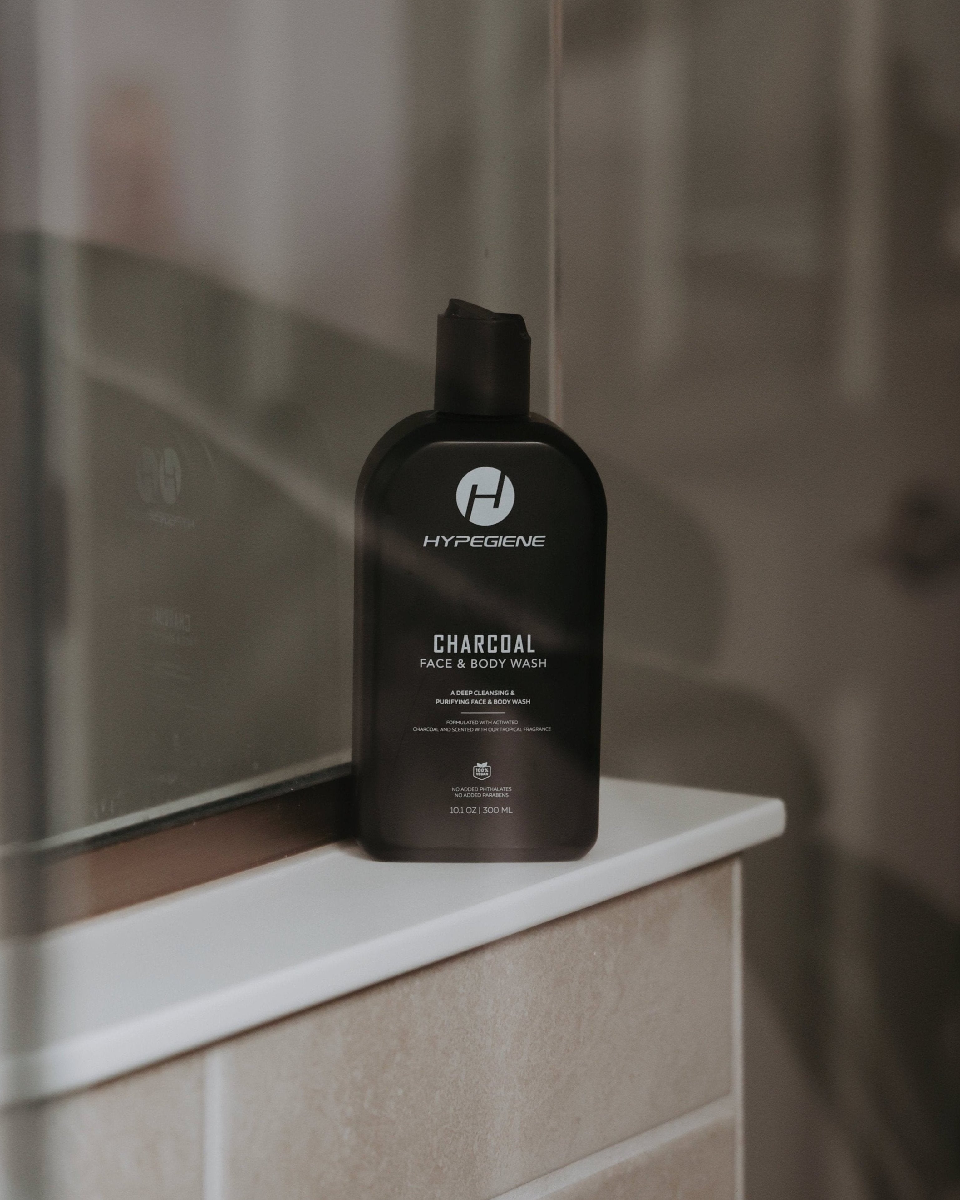 Hypegiene all-natural activated charcoal body wash